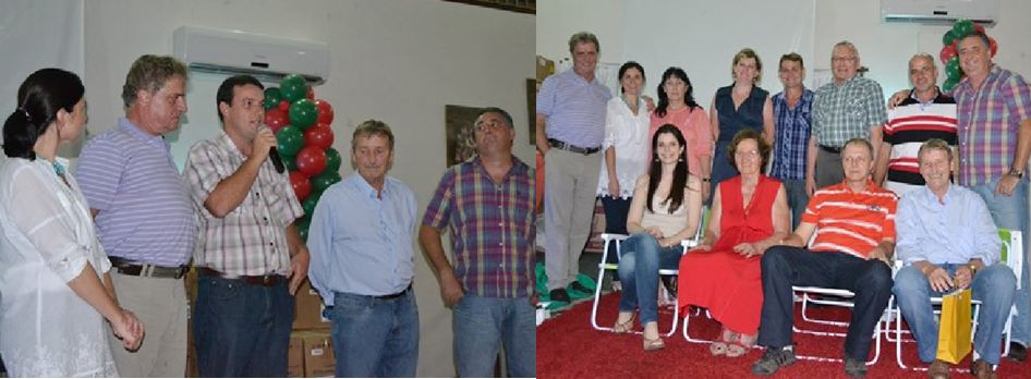 Diretoria, funcionários e beneméritos - unidos por uma causa.